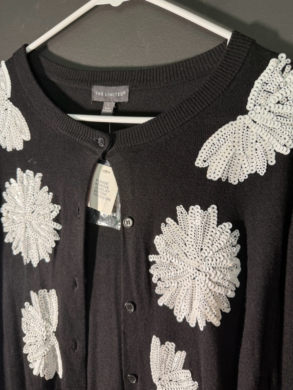 The Limited Button Down Sweater. NWT - Picture 4 of 9